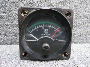 Alcor Exhaust Gas Temperature Indicator with Red Needle (Partial Data Plate)