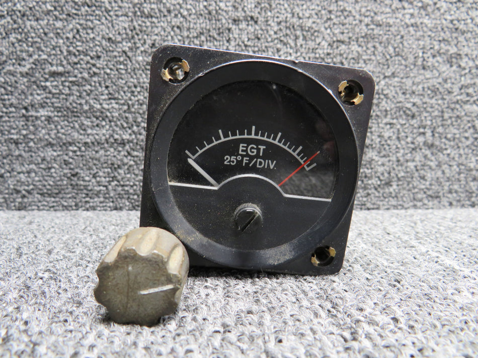 202A-1A Alcor Exhaust Gas Temperature Indicator with Black Knob Connection
