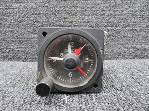W33-7510-10ET-20 Wakmann Aircraft Clock, Lighted (Chipped Paint on Face)