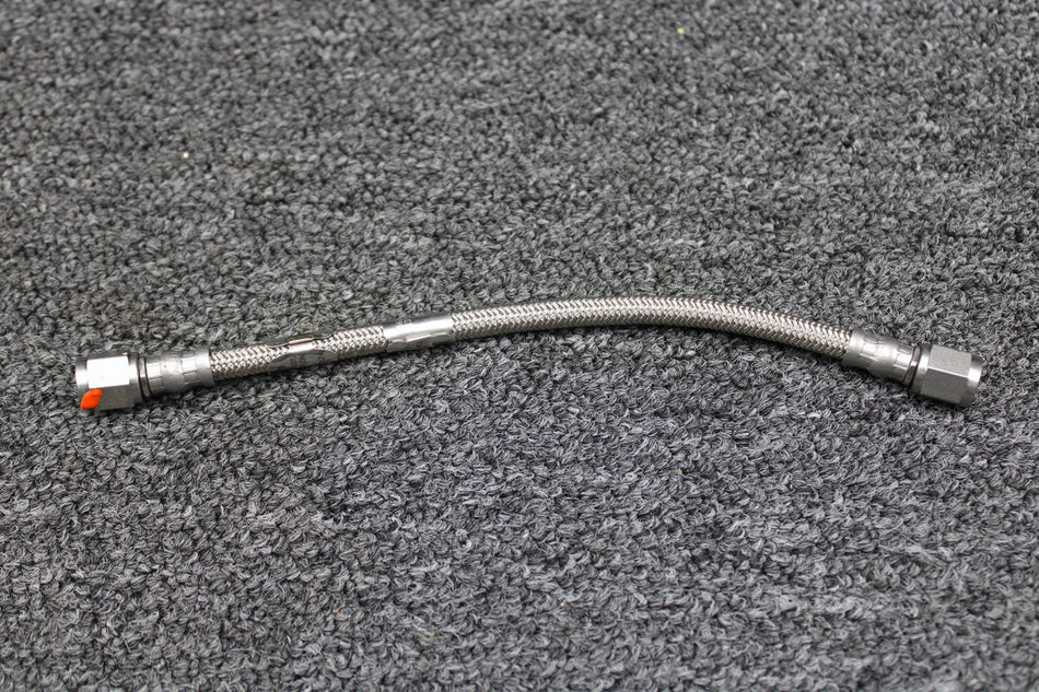 AE712973-1 Aeroquip 00624 Oxygen Hose Assembly (Length: 9”) (1500 PSIG)