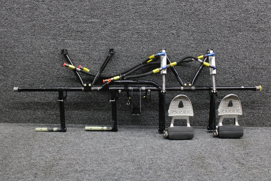 63459-018 Piper PA32R-301T Rudder Pedal Assembly with Cylinders and Hoses