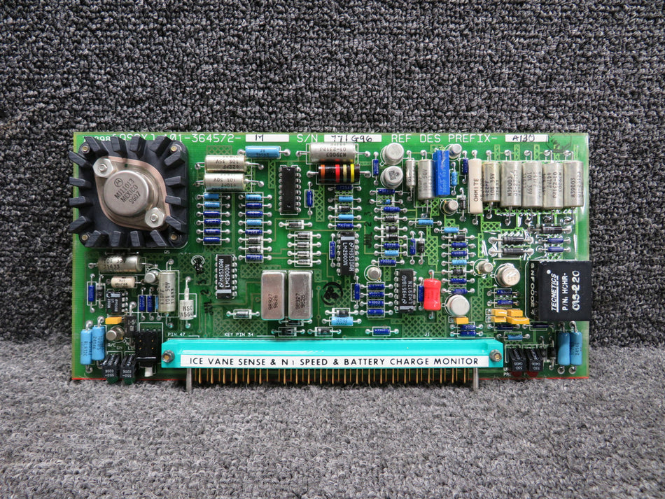 101-364572-17 Ice Vane Sense and N1 Speed and Battery Charge Monitor PC Board