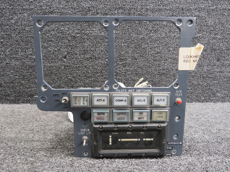 Lockheed 1329 Switch Panel with Trim Indicator (No Data Plate)