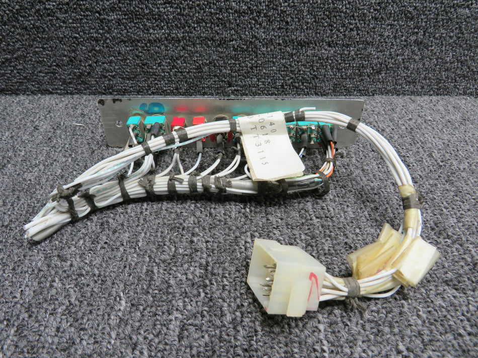 Piper PA28-140 Switch Panel Assembly (Broken Switch) (No Data Plate)