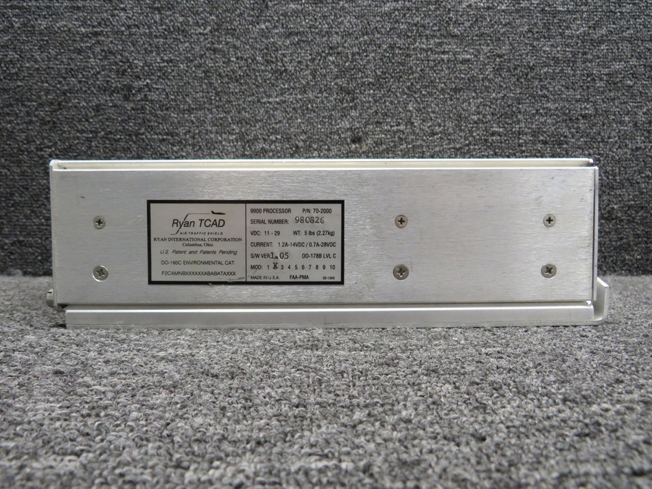 70-2000 Ryan TCAD 9900 Processor with Tray and Modifications