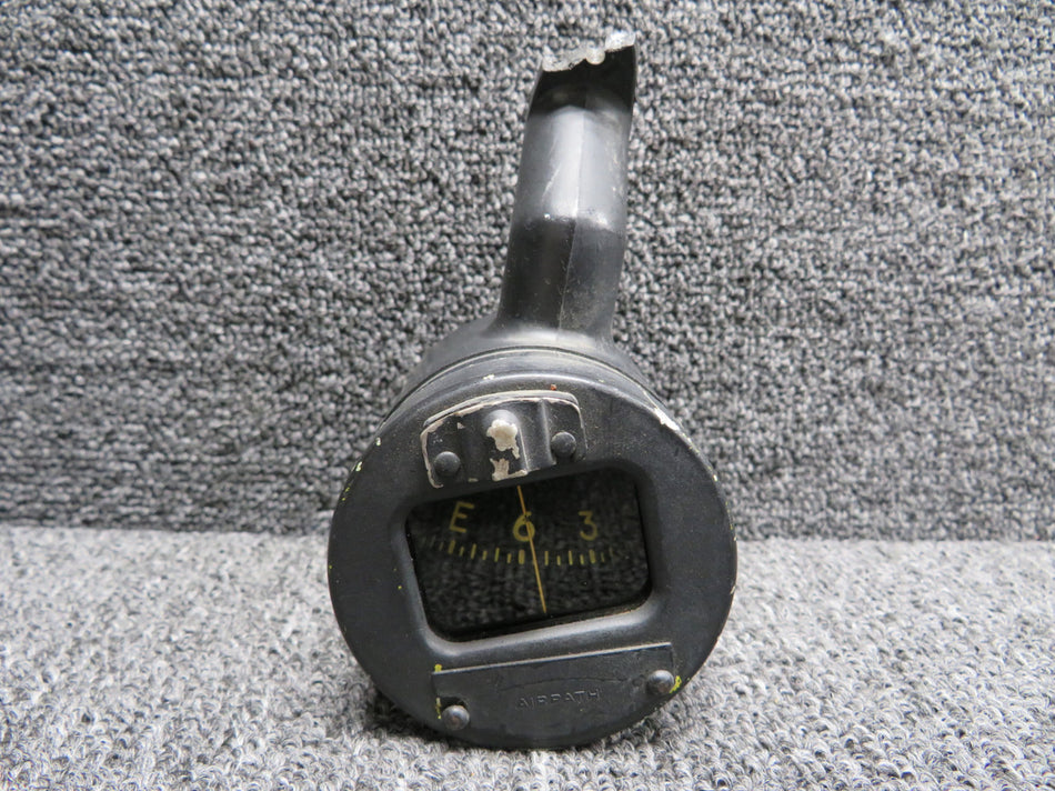 Windshield Mounted Compass Indicator, Lighted (Round Angled Mount) (Chipped)