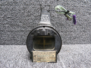 Windshield Mounted Compass Indicator, Lighted (Incomplete Mount) (Yellowed)
