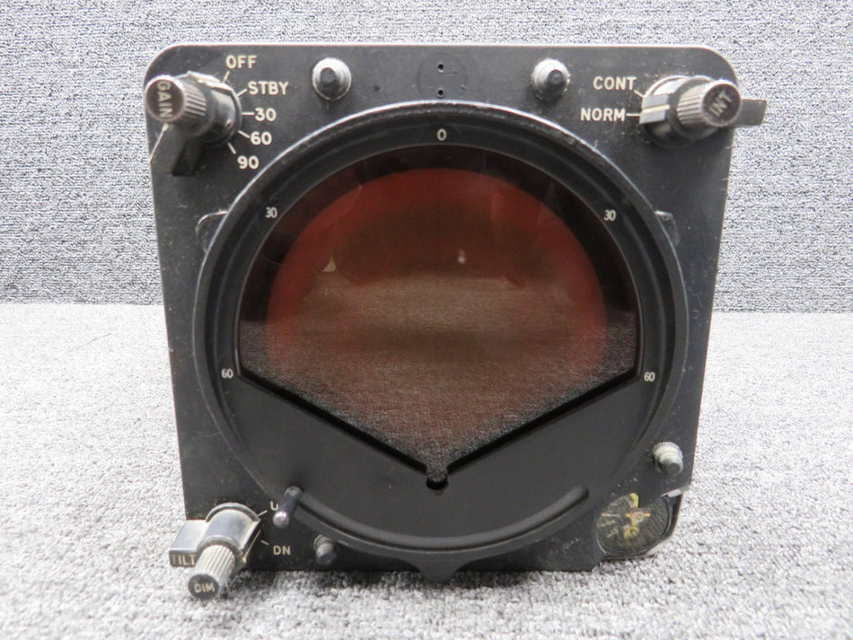 MI-591038 RCA AVQ-55 Weather Radar and DSI Indicator Console (Chipped Face)