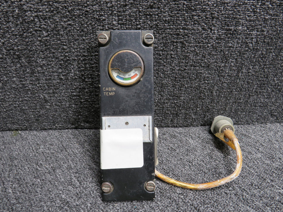 2688260-10 Gates Learjet Cabin Temp Panel Assembly w Connector (Worn)