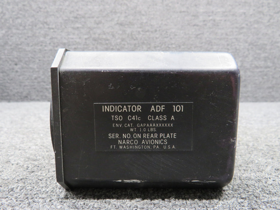ADF-101 Narco Class A ADF Indicator with Light (Loose Glass)