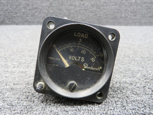 K1631 (Alt: 50-380067) Key Instrument Volts Indicator (Worn Gasket)
