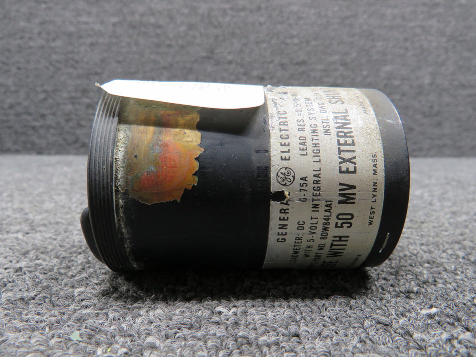 8DW84LAA1 General Electric DC Voltmeter (0-75A) (Worn Face)