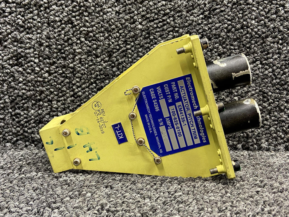 Electromech EM4135-1 (Alt: 100-625-0100) Electromech Pitch Trim Actuator Assembly (Core)