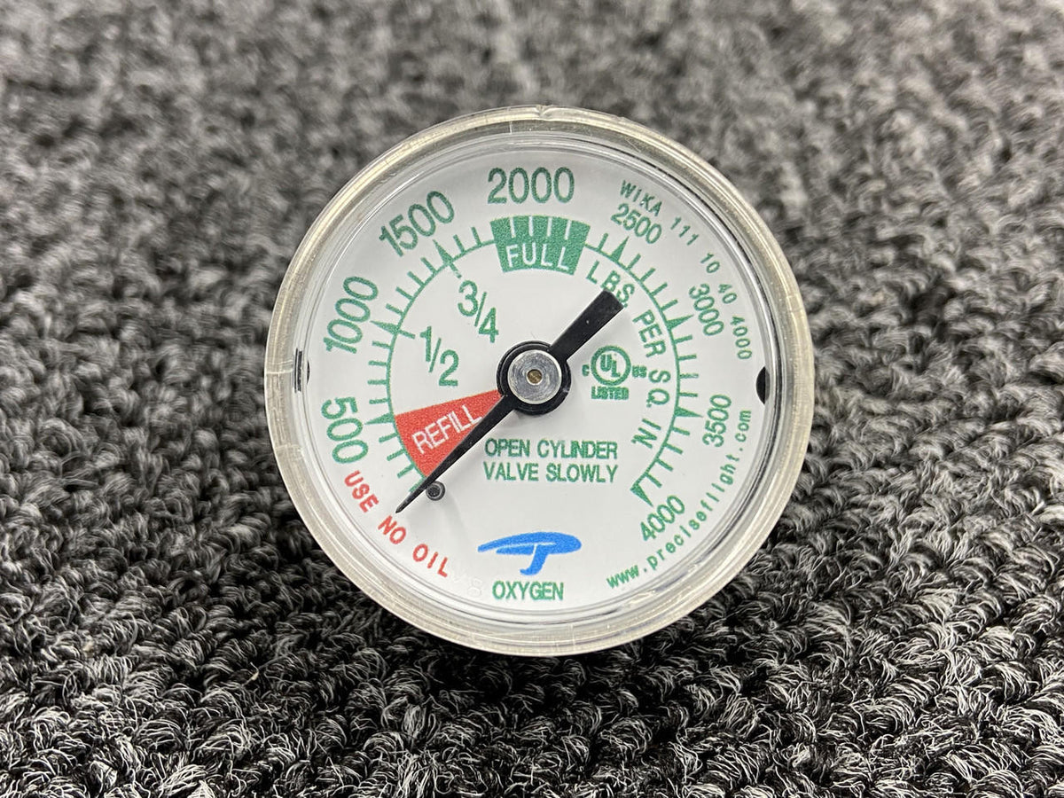 Precise Flight 026N4001-1 Precise Flight High Oxygen Pressure Gauge