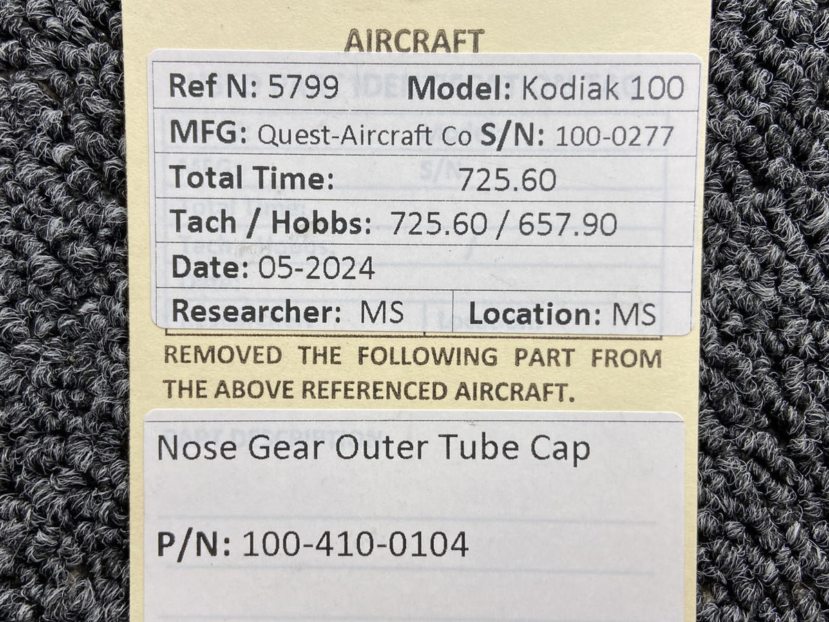 Kodiak 100-410-0104 Kodiak 100 Nose Gear Outer Tube Cap