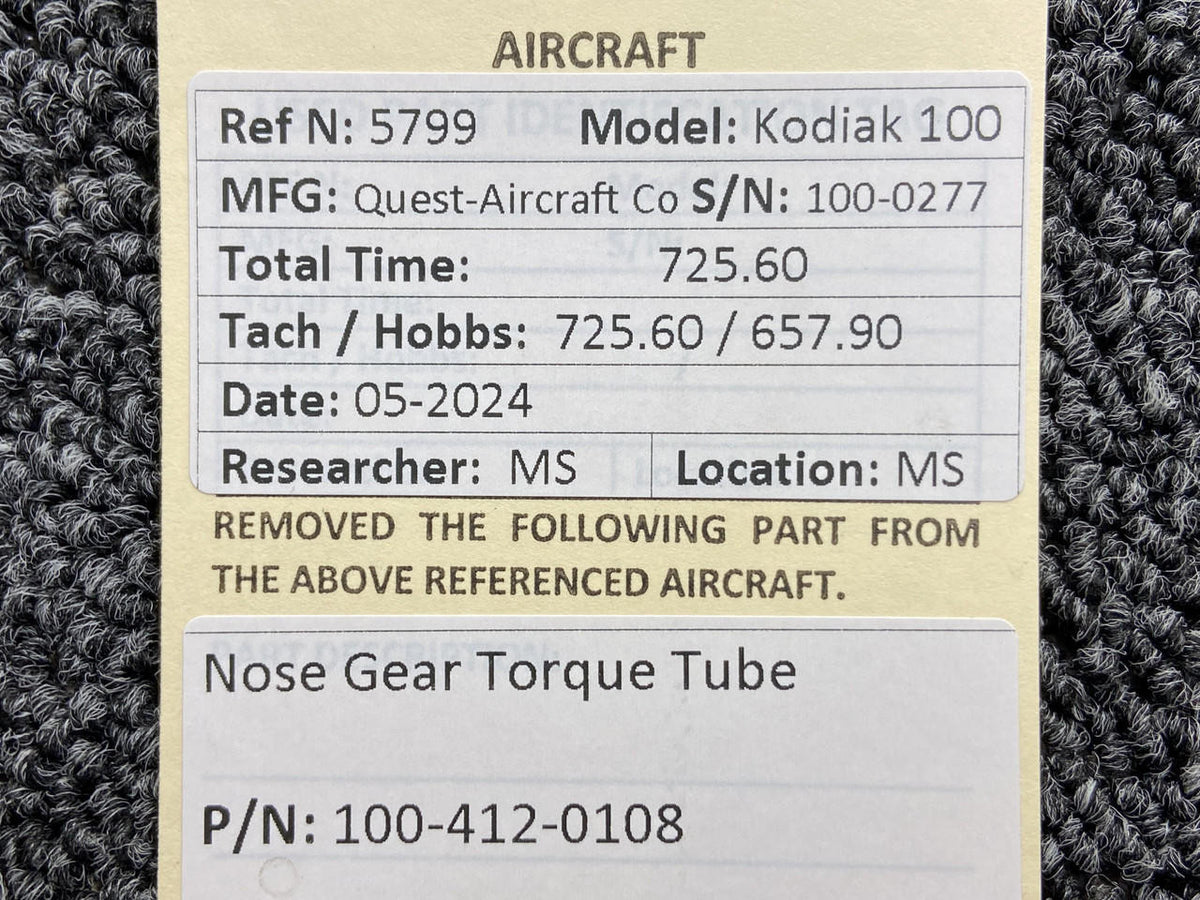 Kodiak 100-412-0108 Kodiak 100 Nose Gear Torque Tube