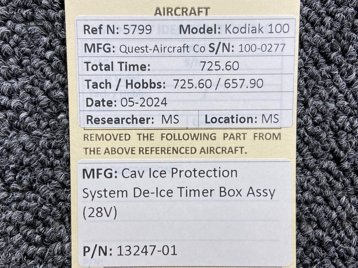 Cav Ice Protection LTD 13247-01 Cav Ice Protection System De-Ice Timer Box Assembly (28V)