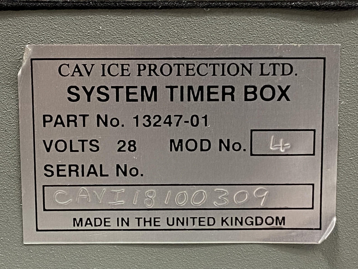 Cav Ice Protection LTD 13247-01 Cav Ice Protection System De-Ice Timer Box Assembly (28V)