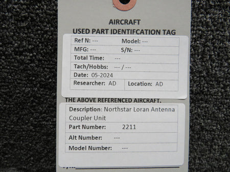 Northstar Avionics 2211 Northstar Loran Antenna Coupler Unit