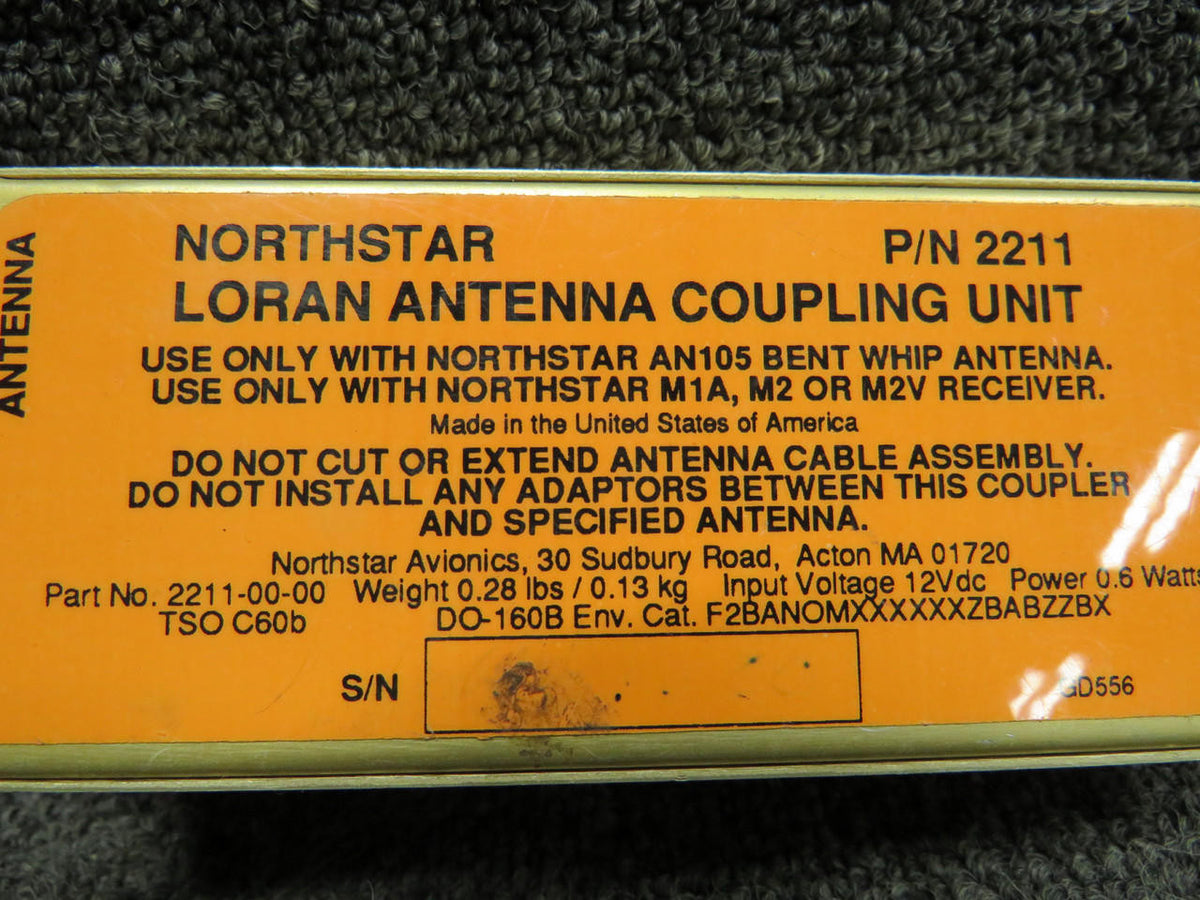 Northstar Avionics 2211 Northstar Loran Antenna Coupler Unit