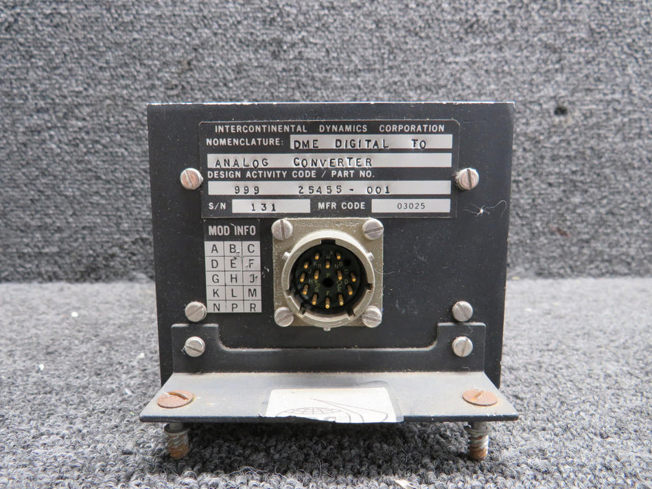 Intercontinental 25455-001 Intercontinental DME Digital to Analog Converter