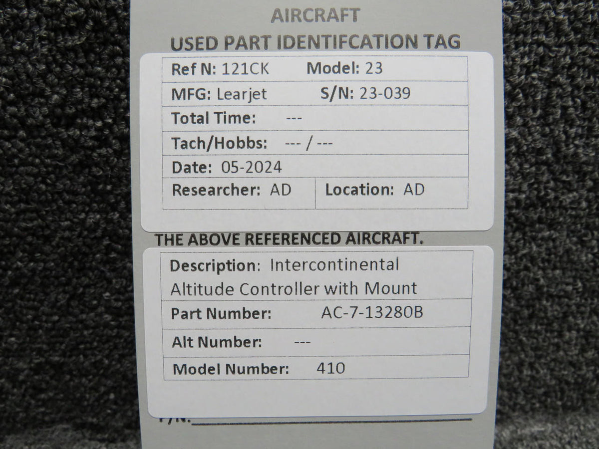 Intercontinental AC-7-13280B Intercontinental 410 Altitude Controller with Mount