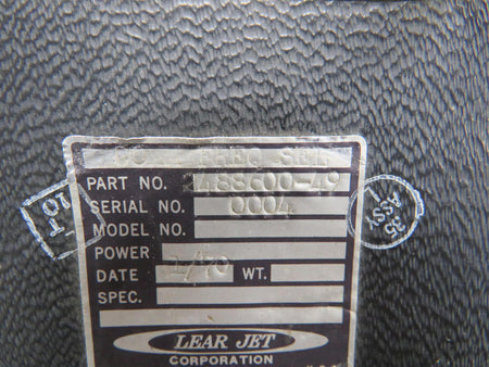 Learjet 2488600-49 Learjet Comm Frequency Selector