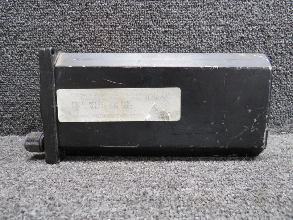 RCA MI-591085-5 RCA AVQ-75 DME Distance- GS Indicator w Connector (Loose Glass)