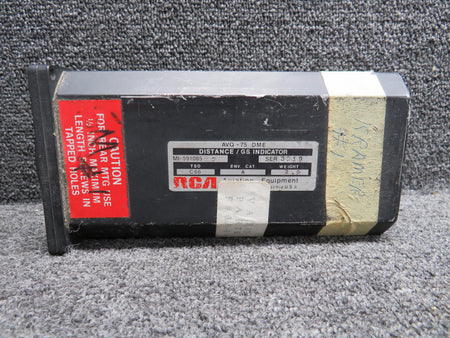 RCA MI-591085-5 RCA AVQ-75 DME Distance- GS Indicator