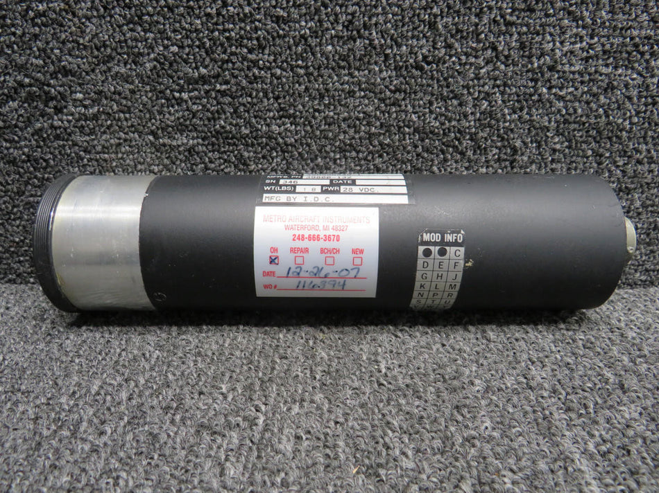 Intercontinental 39800-132 Intercontinental Fan Speed Indicator w Mods (0-110% RPM) (Volts: 28)