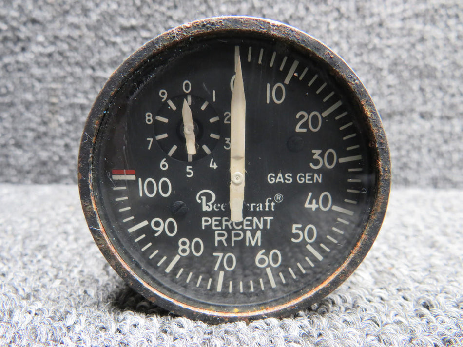 AID B366-3 (Alt: 50-380034-3) AID Turbine Tachometer Indicator (Worn Face)