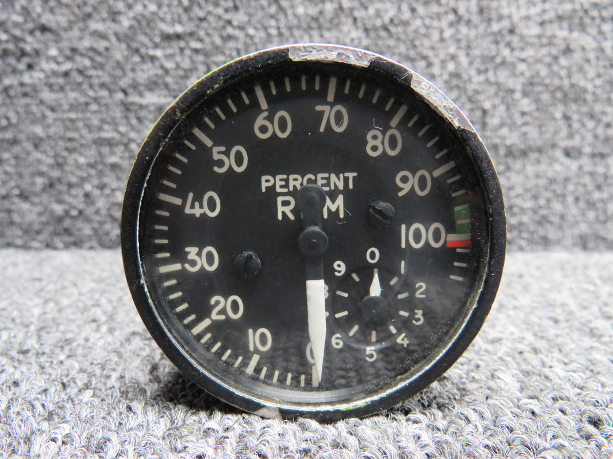 Swearingen Tachometer Indicator (No Data Plate) (Chipped Face)