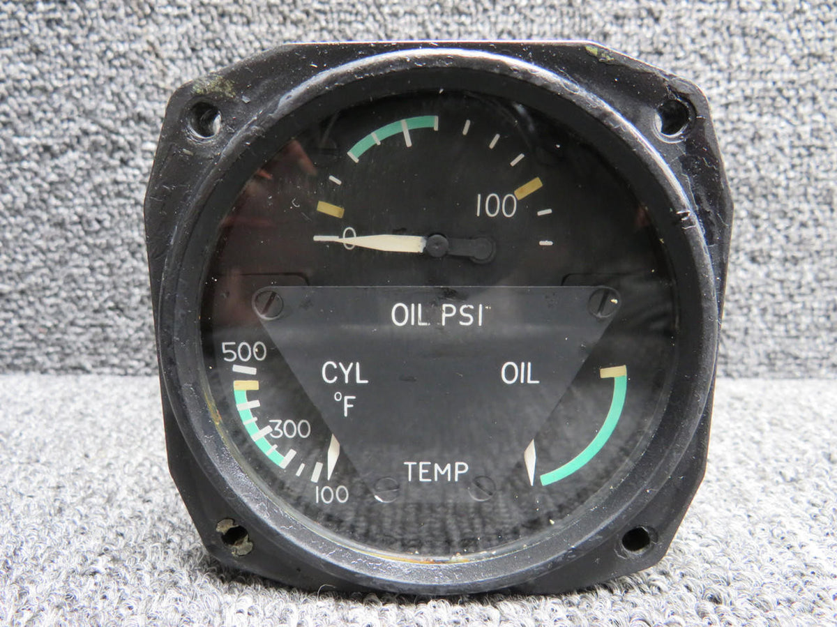 AID C662019-0101 AID Tri-Gauge Engine Indicator (Faded Face)