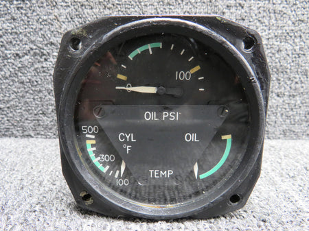 AID C662019-0101 AID Tri-Gauge Engine Indicator (Faded Face)