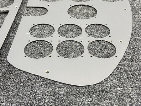 Cessna Aircraft Parts 0813415-1, 0812638-1 Cessna 320A Instrument Shock Panel Set (Center & RH)