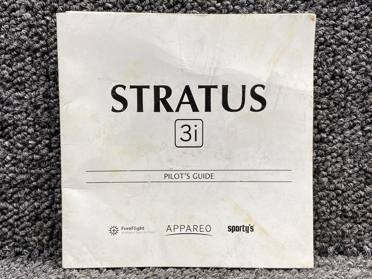 Stratus 3I Pilots Guide Booklet