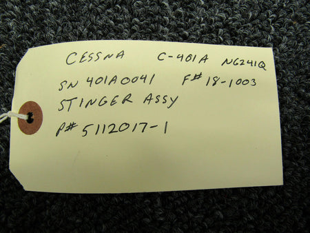 Cessna Aircraft Parts 5112017-1 Cessna 401 Stinger Tailcone (Cracked)
