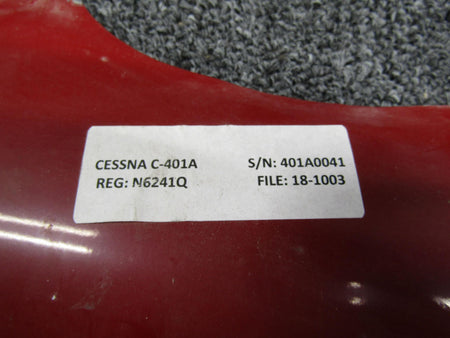 Cessna Aircraft Parts 5112001-2 Cessna 401A Fairing Upper Forward RH