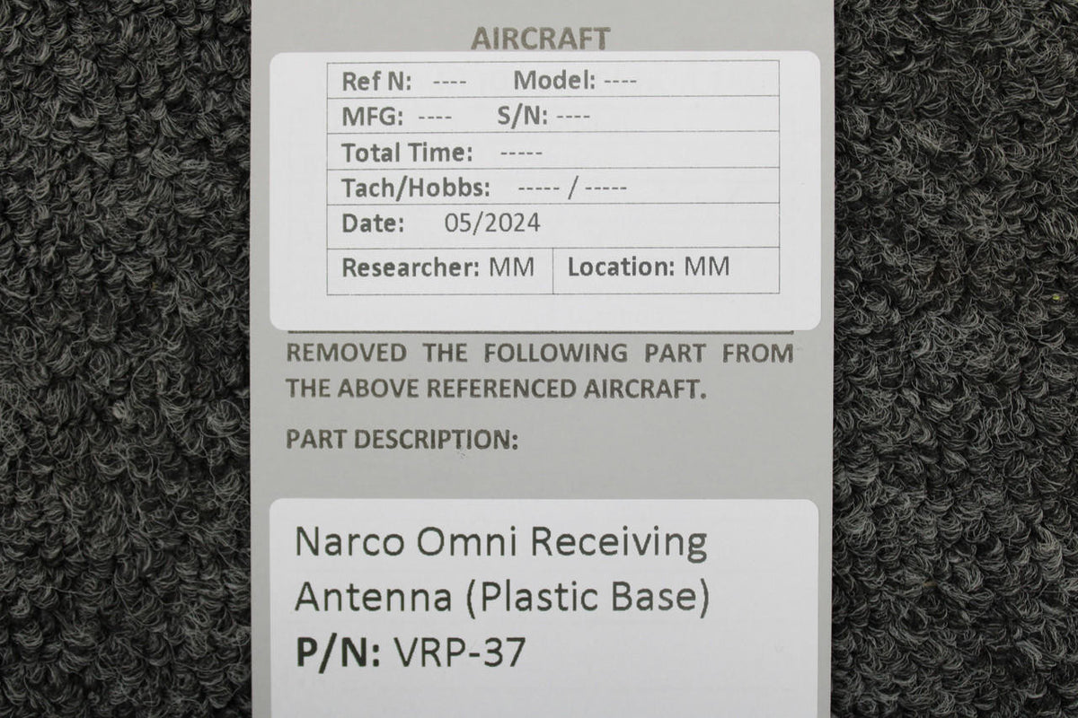 Narco VRP-37 Narco Omni Receiving Antenna (Plastic Base)
