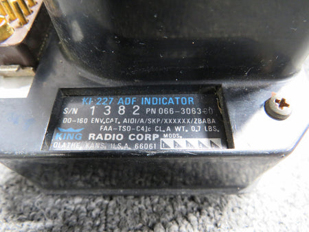 King Radio 066-3063-00 King Radio KI-227 ADF Indicator (Worn Gasket)
