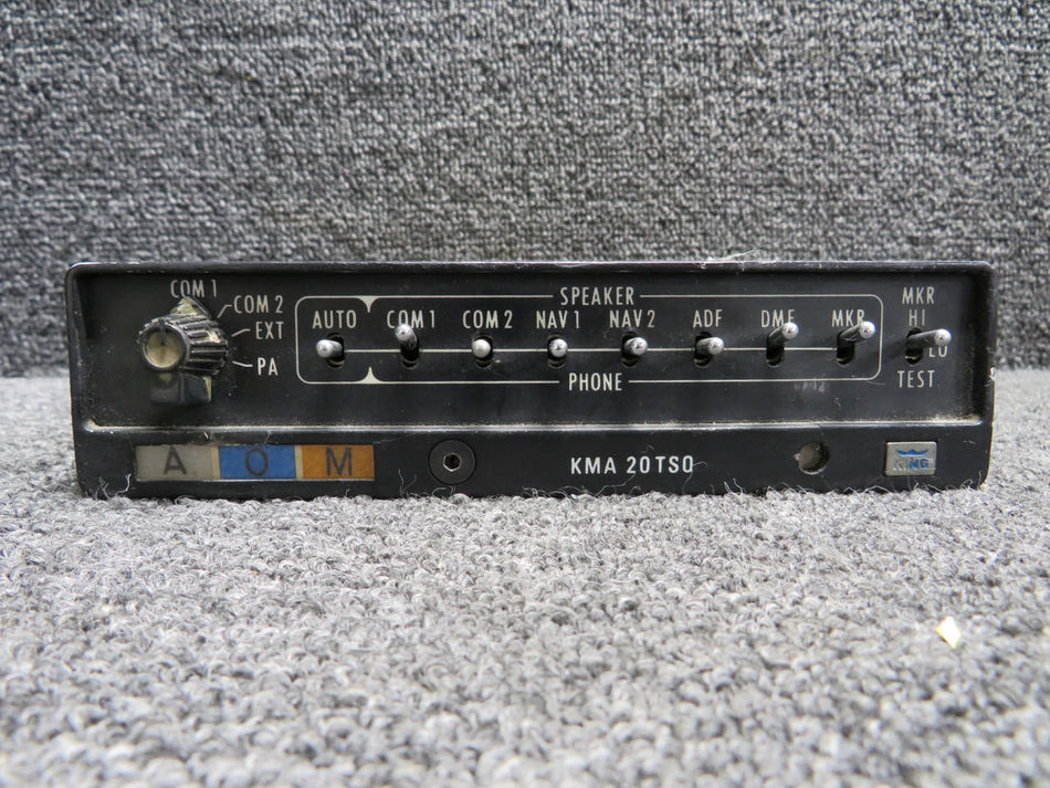 King Radio 066-1024-13 King Radio KMA-20 Marker Beacon Receiver and Isolation Amplifier