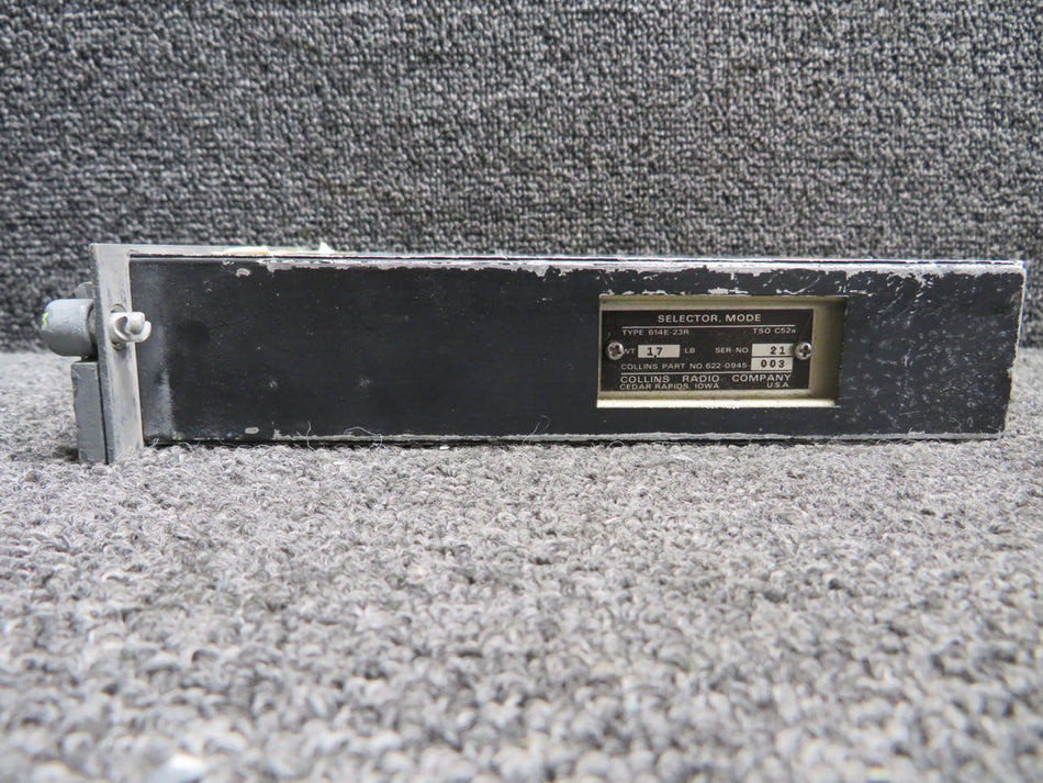 Collins 772-5410-003 Collins 614E-23R Mode Selector (Worn Face)