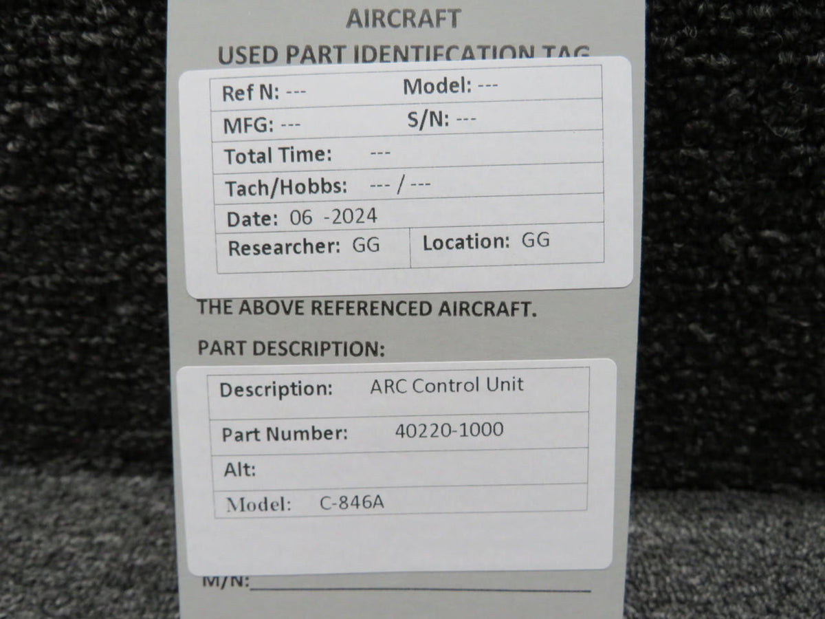ARC 40220-1000 ARC C-846A Control Unit