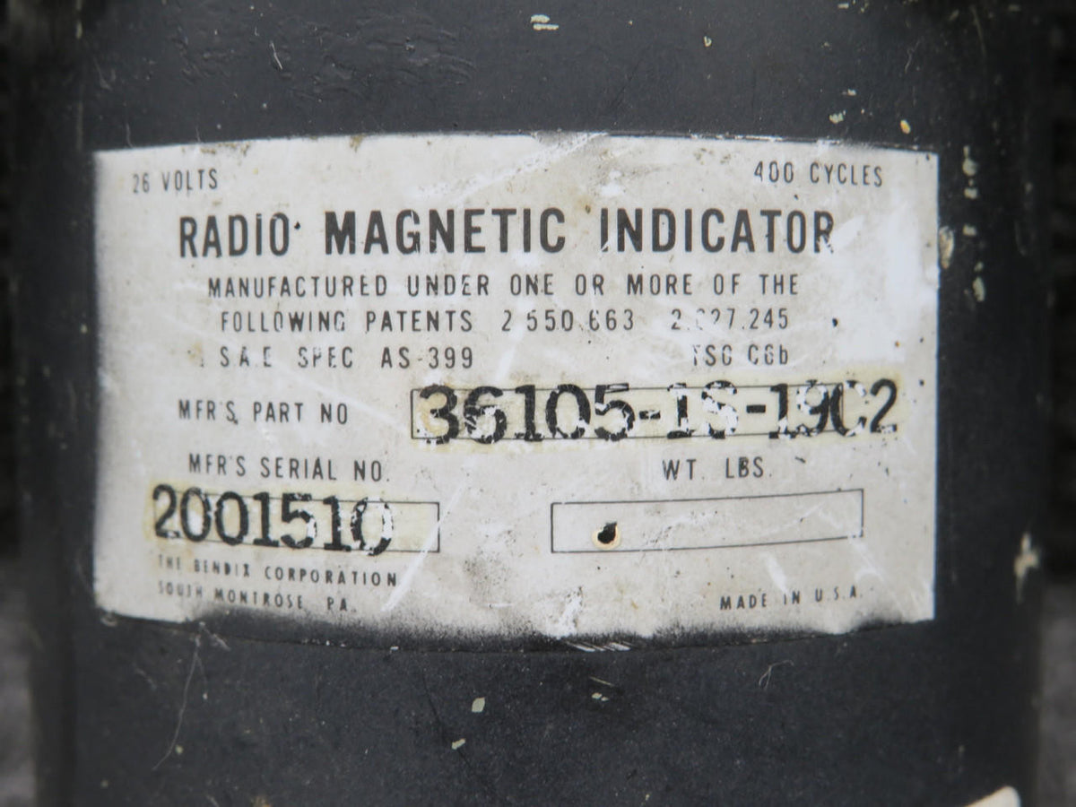 Bendix 36105-1S-1902 Bendix Radio Magnetic Indicator