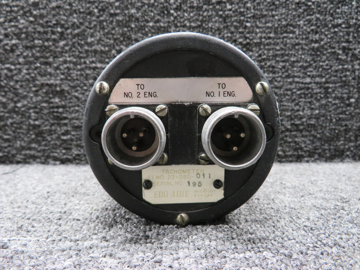 Edo-Aire 22-280-011 Edo-Aire Dual Tachometer Indicator