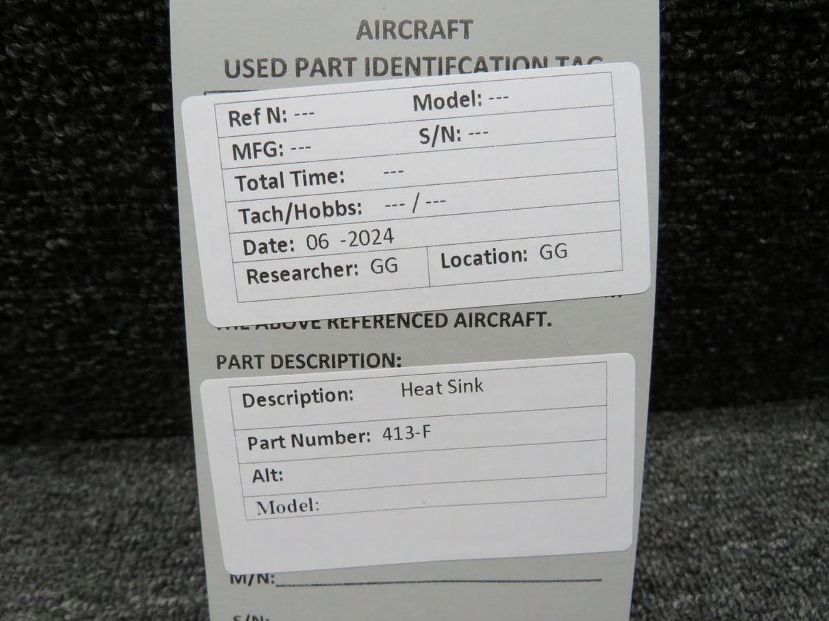 Does Not Apply 413-F Heat Sink