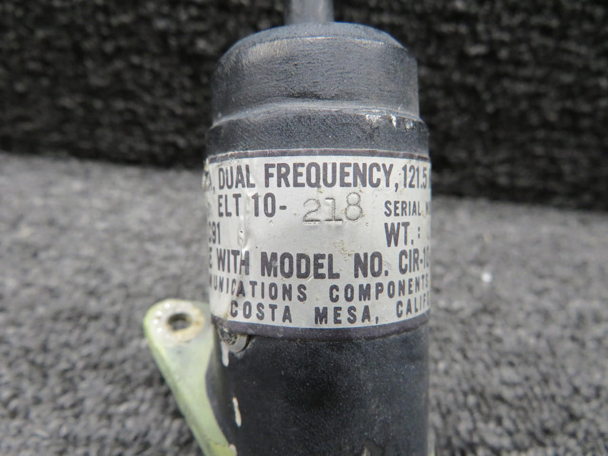 Communication Components ELT10-218 Communications Components Dual Frequency Antenna (Bent)