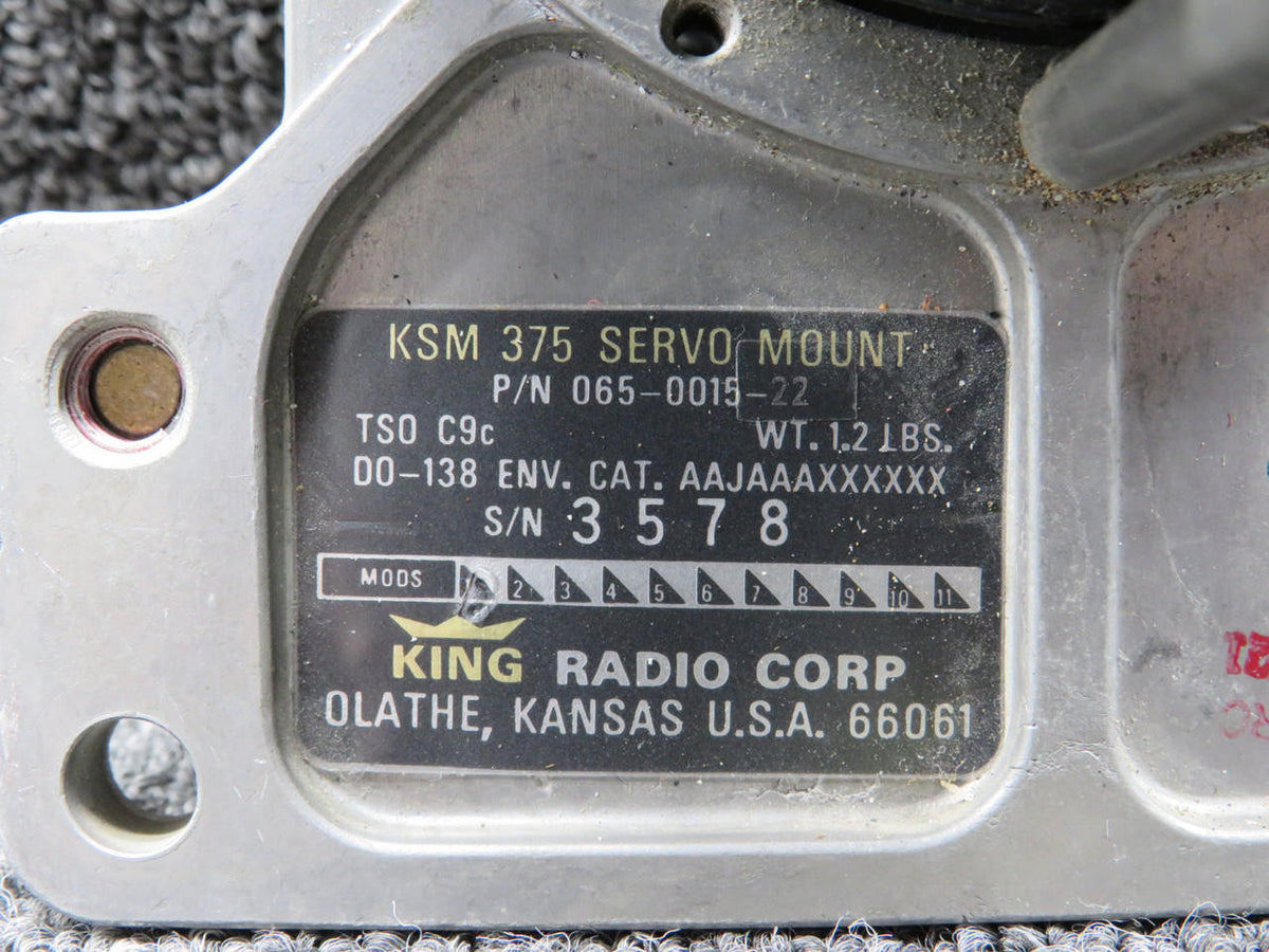King Radio 065-0015-22 King Radio KSM-375 Servo Mount