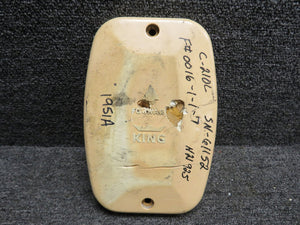 071-1006-11 King Radio KA-42 ADF Loop Antenna (Yellowed) (Cracked) (Core)