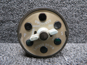 DN1050Z Dowty Undercarriage Position Indicator (Silver Face) (No Wires)
